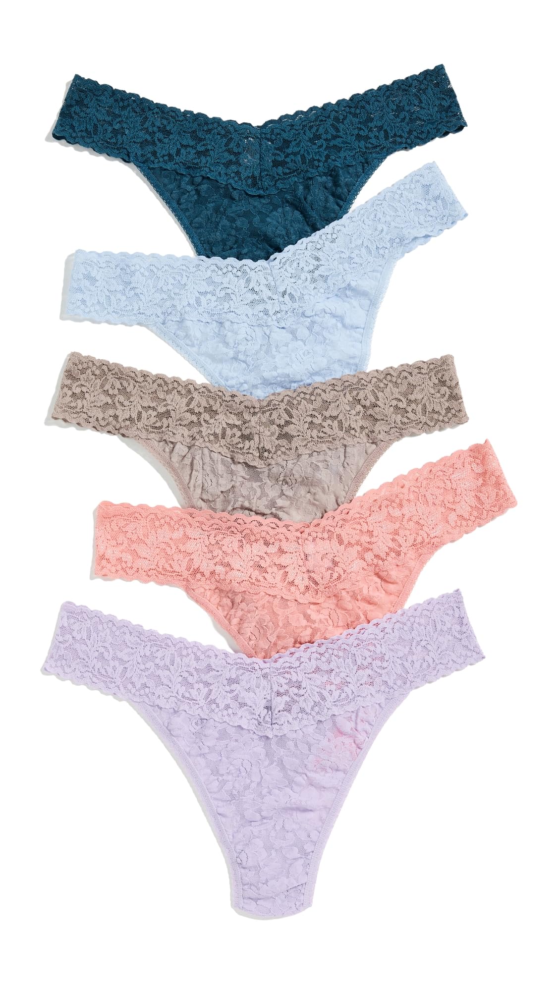 hanky panky Womens Original Rise Thong 5 Pack Multi One Size