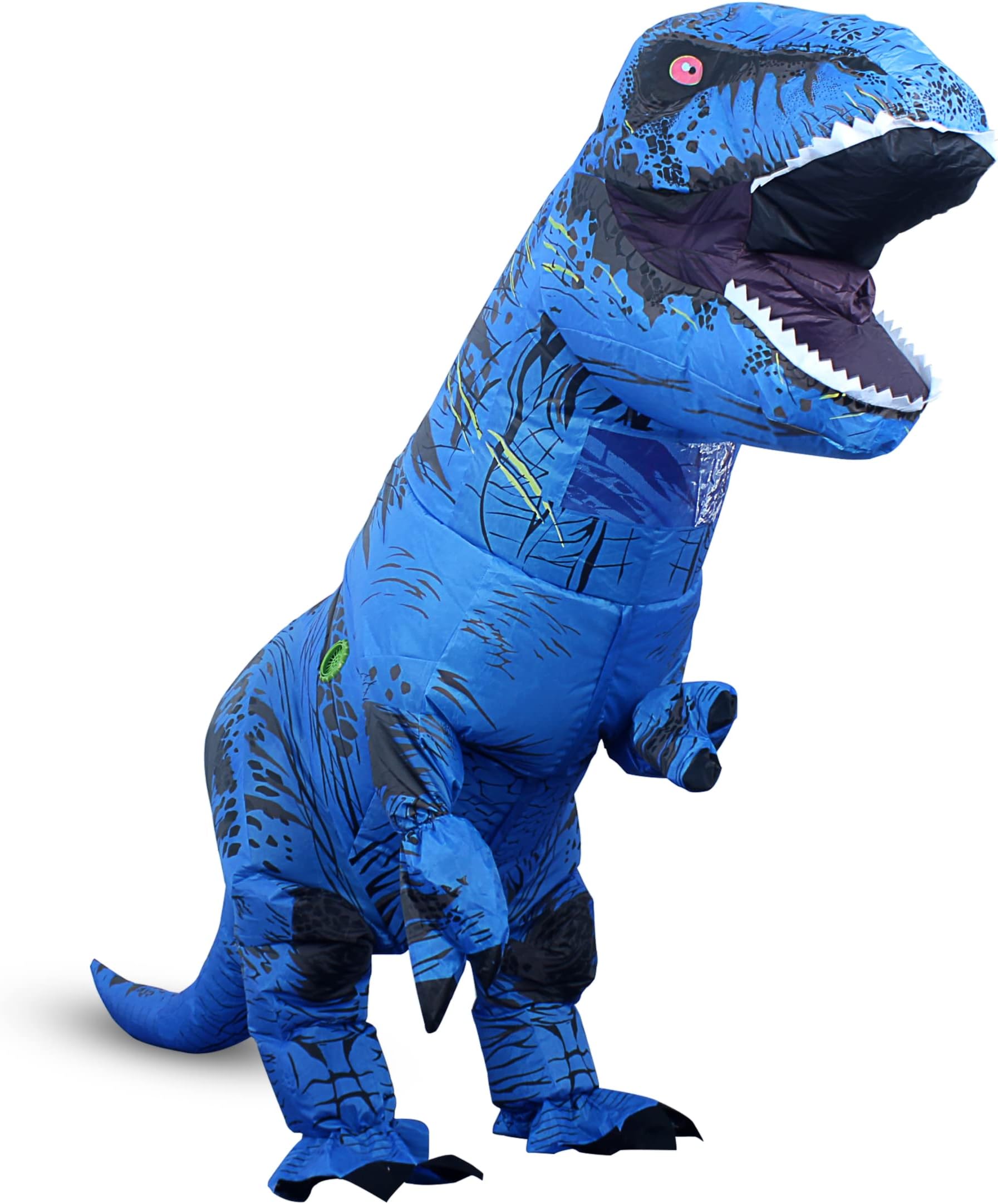 Inflatable Dinosaur Costume Adult, Fancy Halloween Blow up T-Rex Costume Full Body Dino Costume for Cosplay Party