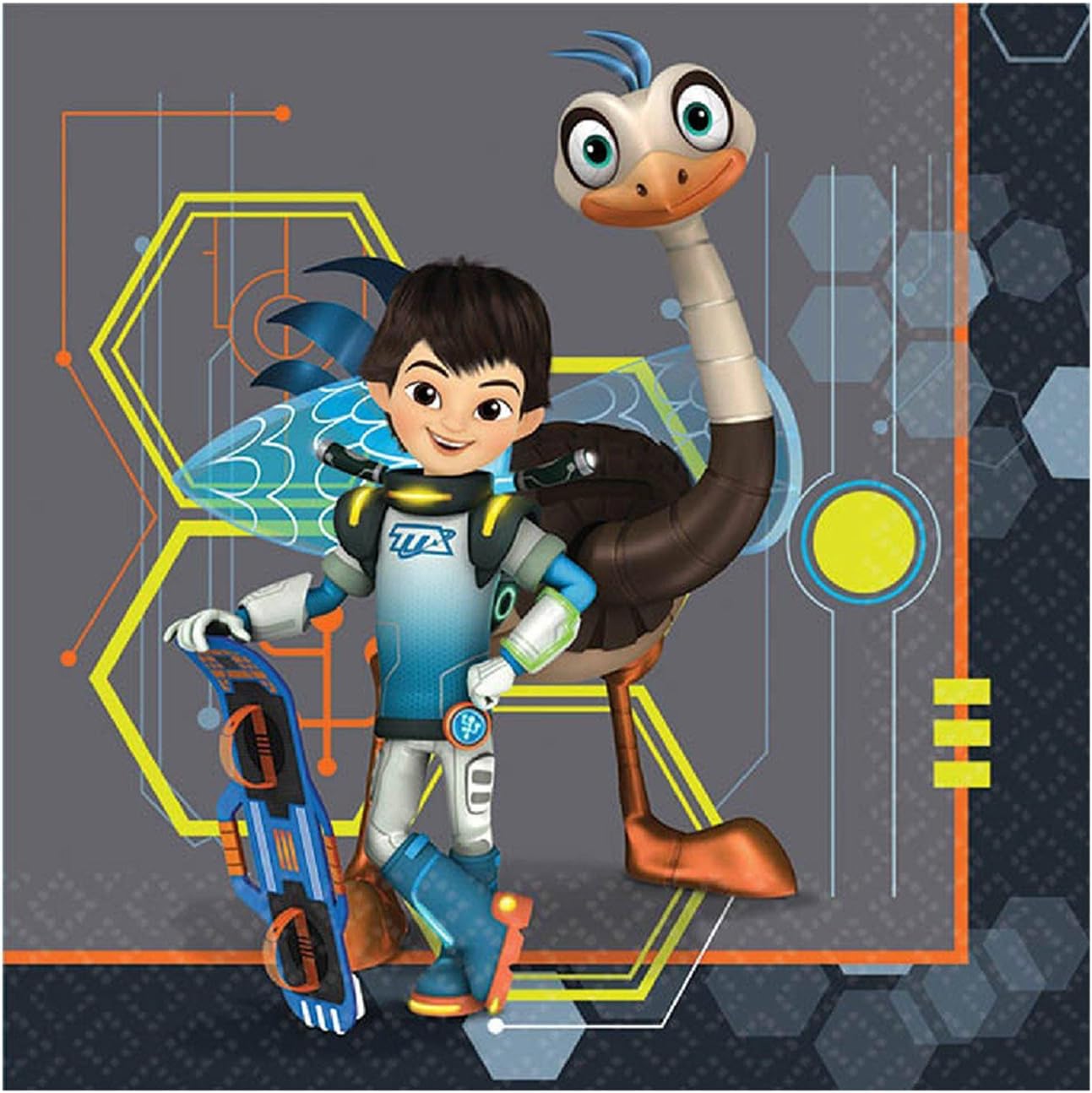 Disney "Miles from Tomorrowland" Beverage Napkins, Party Favor, 5" x 5"