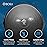 BOSU Exercise Ball, BT Pro Balance Fitness Core and Cardio Training Inflatable Rubber Home Gym Equipment for Full Body Strength Workouts, Grey & Black