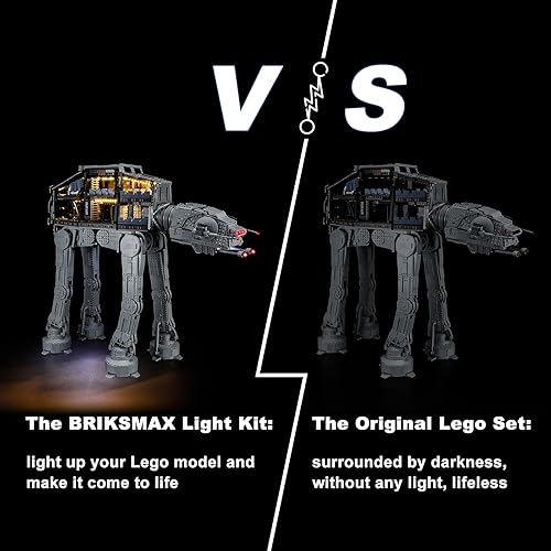 Miniatura 9 de BRIKSMAX Kit de iluminación LED para LEGO-75313 at-at - Compatible con el modelo de bloques de construcción de Lego Star Wars, no incluye el juego