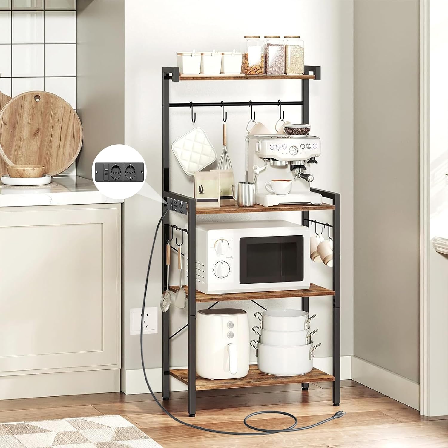 Regal Fr Mikrowelle Und Kaffeemaschine