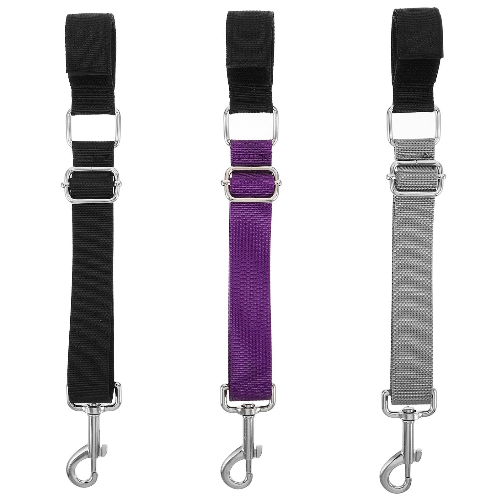 3Pcs Adjustable Dog Grooming Extension Strap, Waterproof Nylon Metal Loop