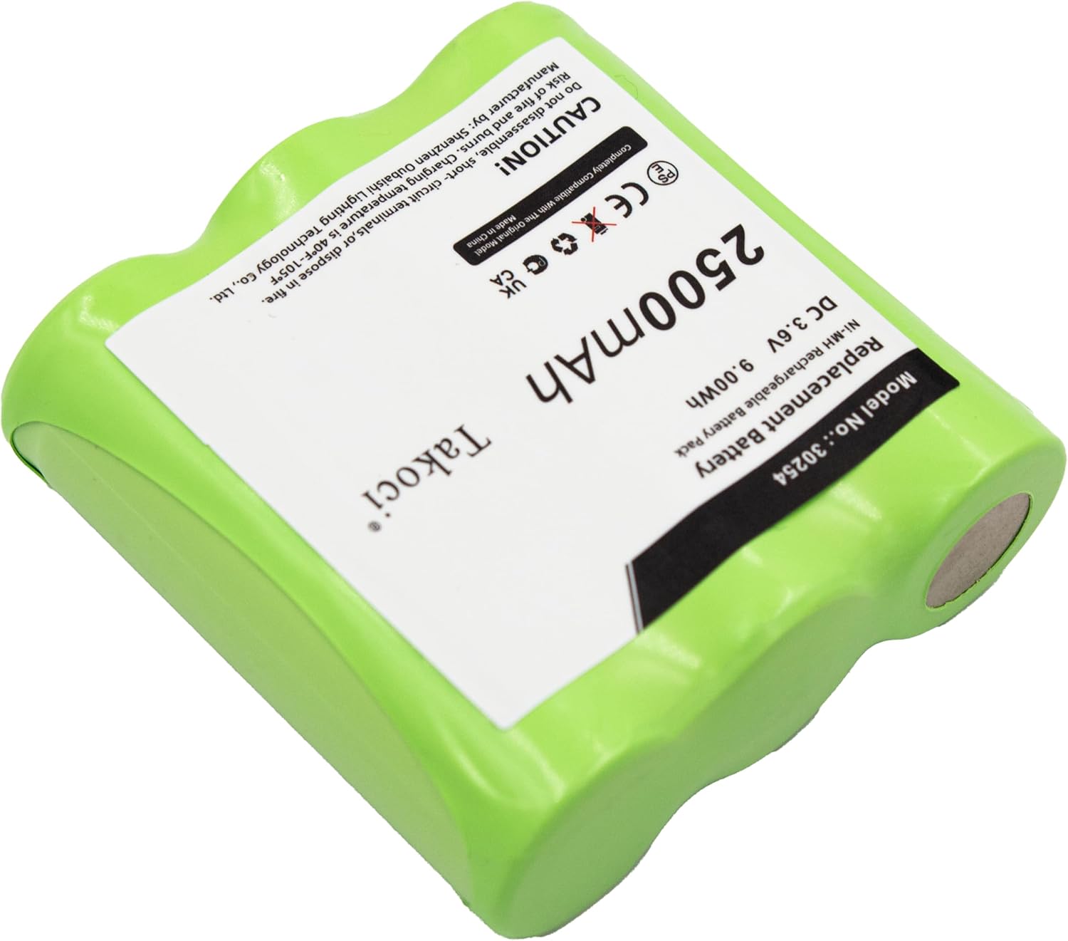 DS2002 Replacement Equipment Battery Compatible with TSM2002 DS2002H 3.6V 2500mAh