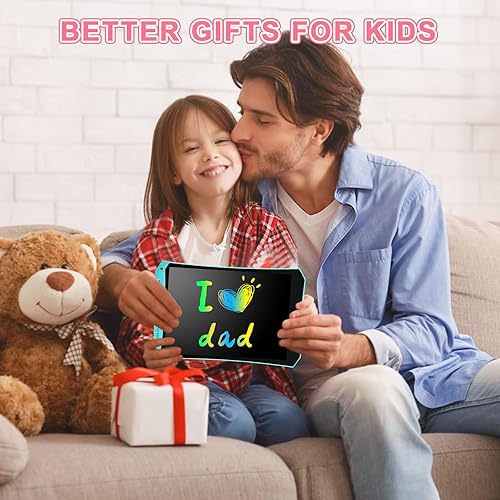 Miniatura 6 de Tableta de escritura LCD, paquete de 2 juguetes para niños pequeños, almohadilla de dibujo de 10 pulgadas, artículos esenciales de viaje para niños