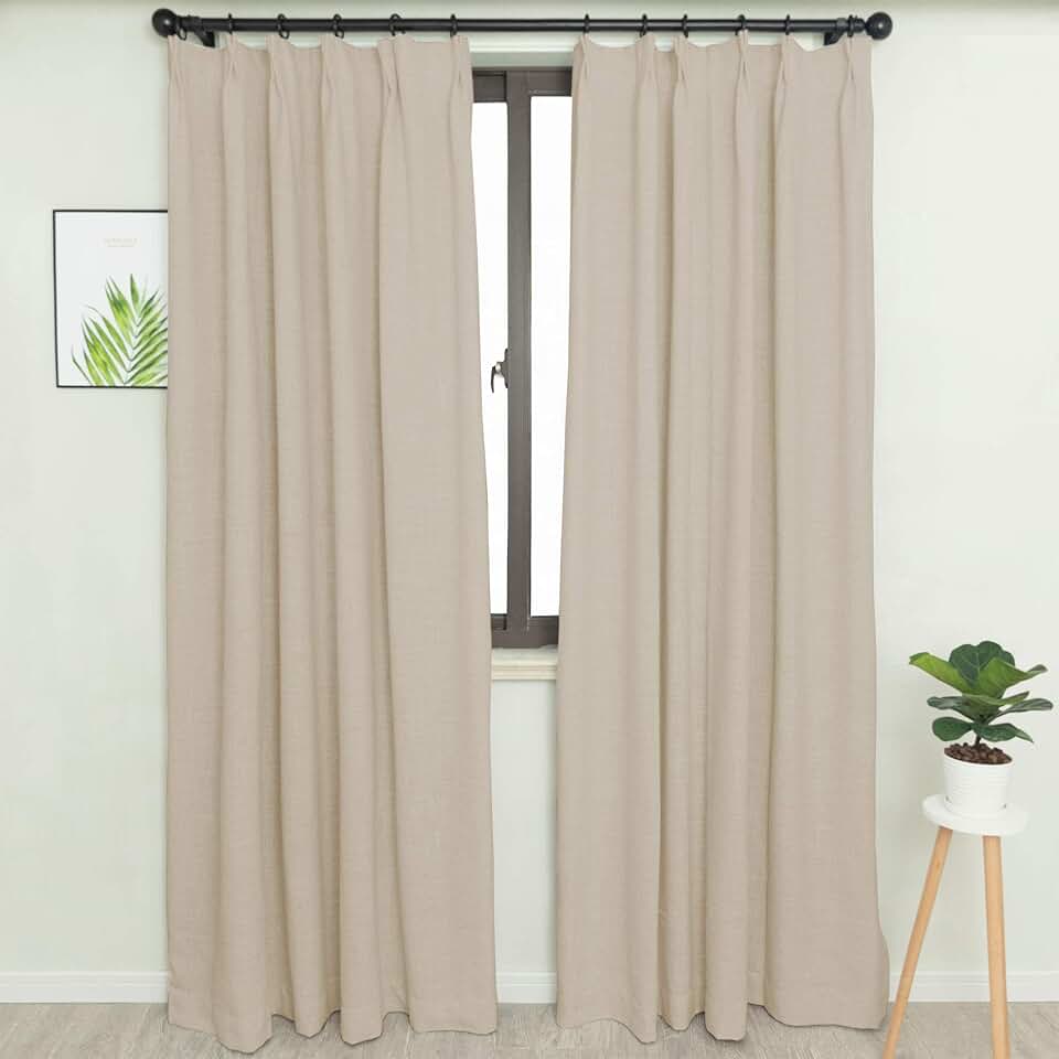 insulated pinch pleated drapes