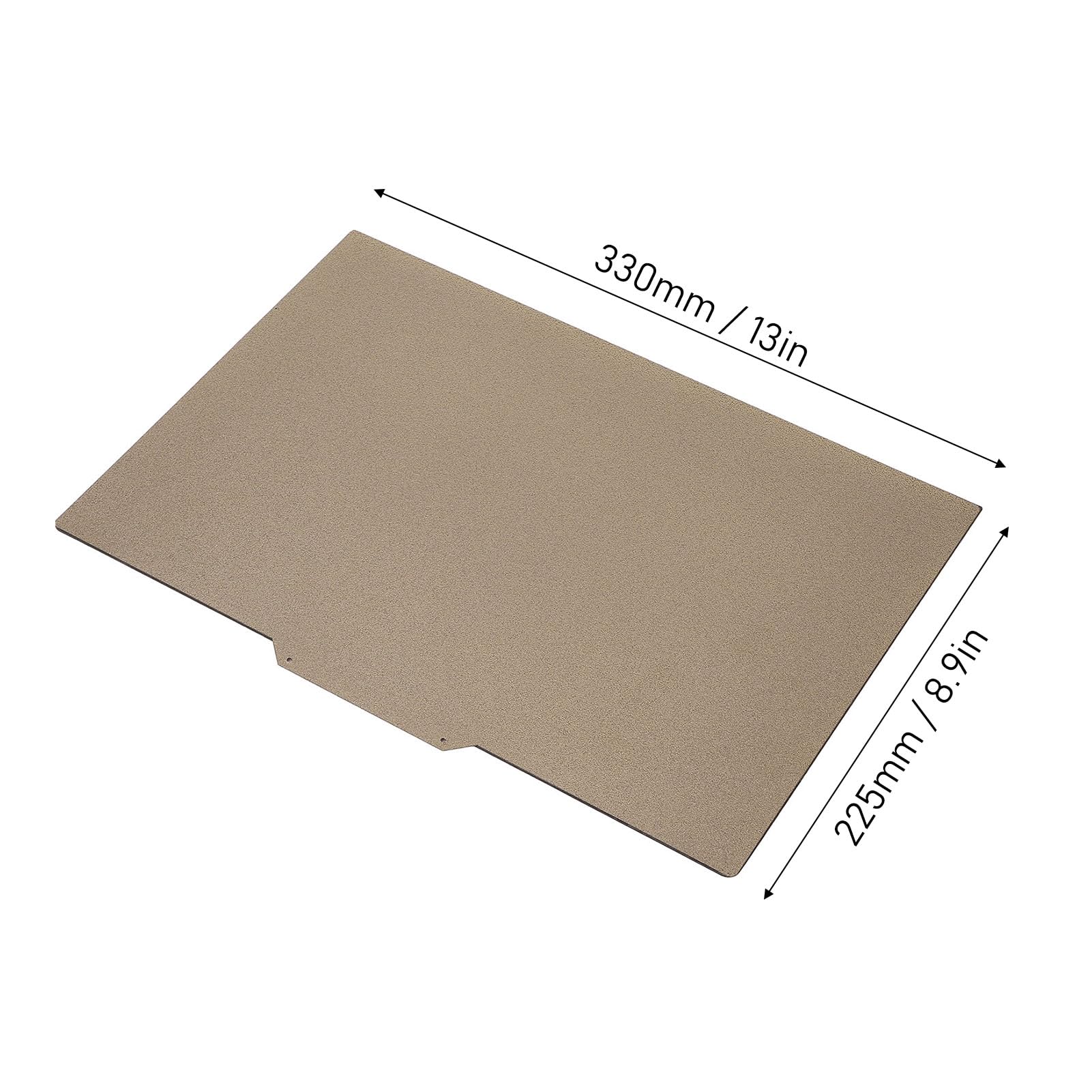 Piastra di Costruzione Flessibile con Base Magnetica Piattaforma di Stampa con Texture PEI Opaca su Entrambi i Lati 330x225 Mm per Stampante J1S