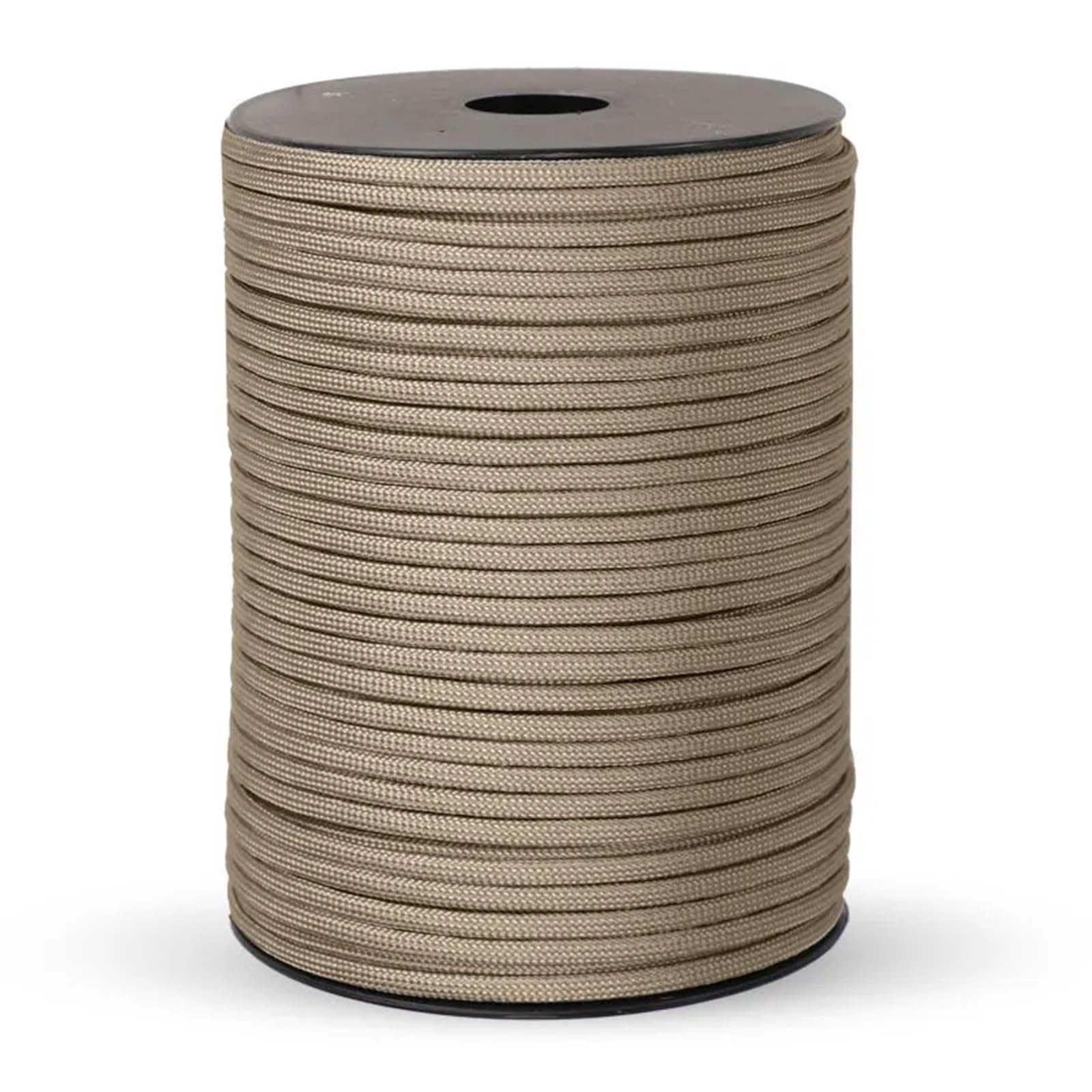 Paracord, Paracord-Paracord-Seil, 30/50/100 m, Achse, Standard, 9 Kerne, 4 mm, for den Außenbereich, Fallschirmschnur, Überleben, Regenschirm, Zelt, Umhängeband (grau, 100 m)