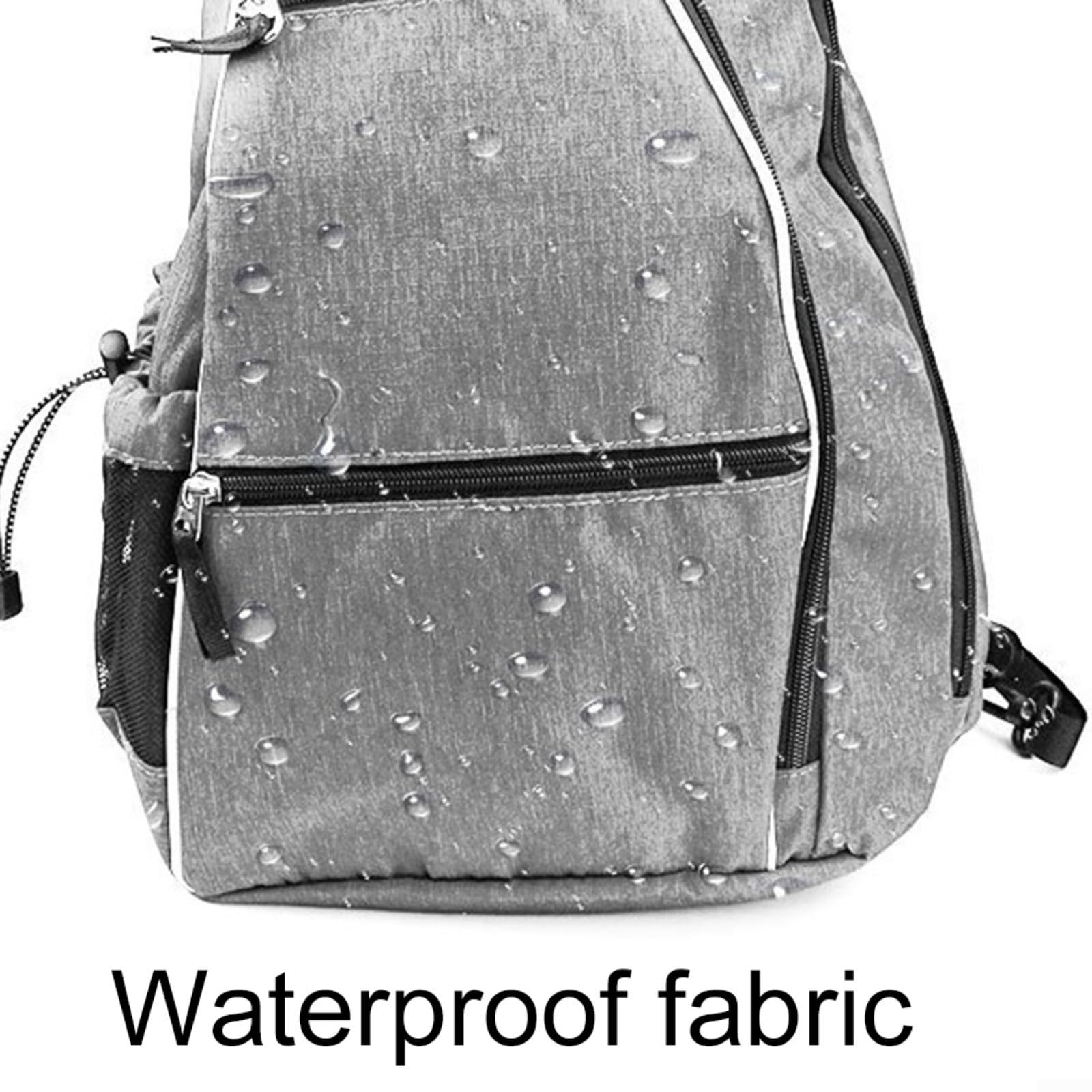 Sac à dos de padel de tennis 47,5 x 35 x 25 cm en tissu Oxford résistant à l'eau avec compartiment séparé pour accessoires