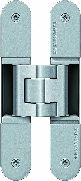 Simonswerk Tectus TE 340 3D Door Hinges 1 Pack - Silver Anodized Indoor ...