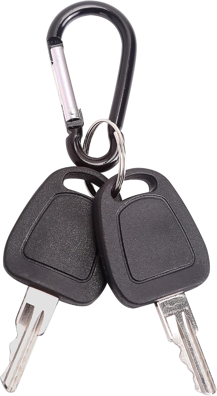 10L0L Universal Golf Cart Ignition Keys for EZGO 1982-up Electric and Gas, 2 PCS, OEM# 17063-G1 605946 611282 606993 609680 609692