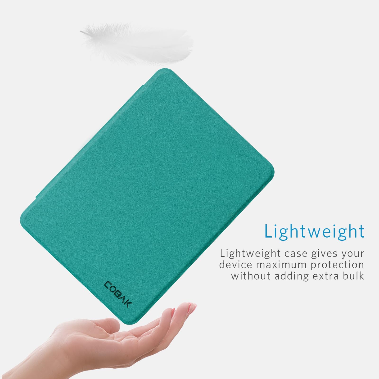 CoBak Etui magnetyczne do 7" Kindle Paperwhite 12. generacji 2024 i Kindle Colorsoft - Kompatybilne z iPhone MagSafe, do ładowarek bezprzewodowych Samsung/Belkin/Anker, automatyczne włączanie