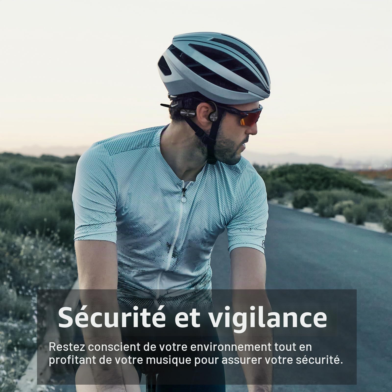 Casque Conduction Osseuse Bluetooth 5.4,Écouteur Natation IPX8 Étanche avec Lecteur MP3 à Mémoire Intégrée de 32 Go,Casque Sport Oreilles Ouvertes, 8H d’Autonomie pour Natation, Course à Pied,Cyclisme