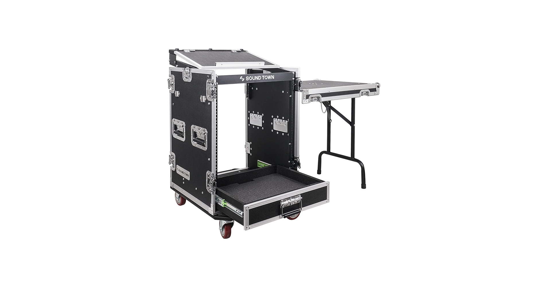 Amazon.com: Sound Town 14U PA DJ Pro Audio Rack/Road ATA
