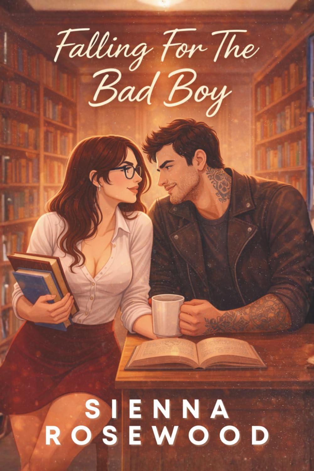 Falling For The Bad Boy: A Small Town MC Romance (Falling Hearts Series)