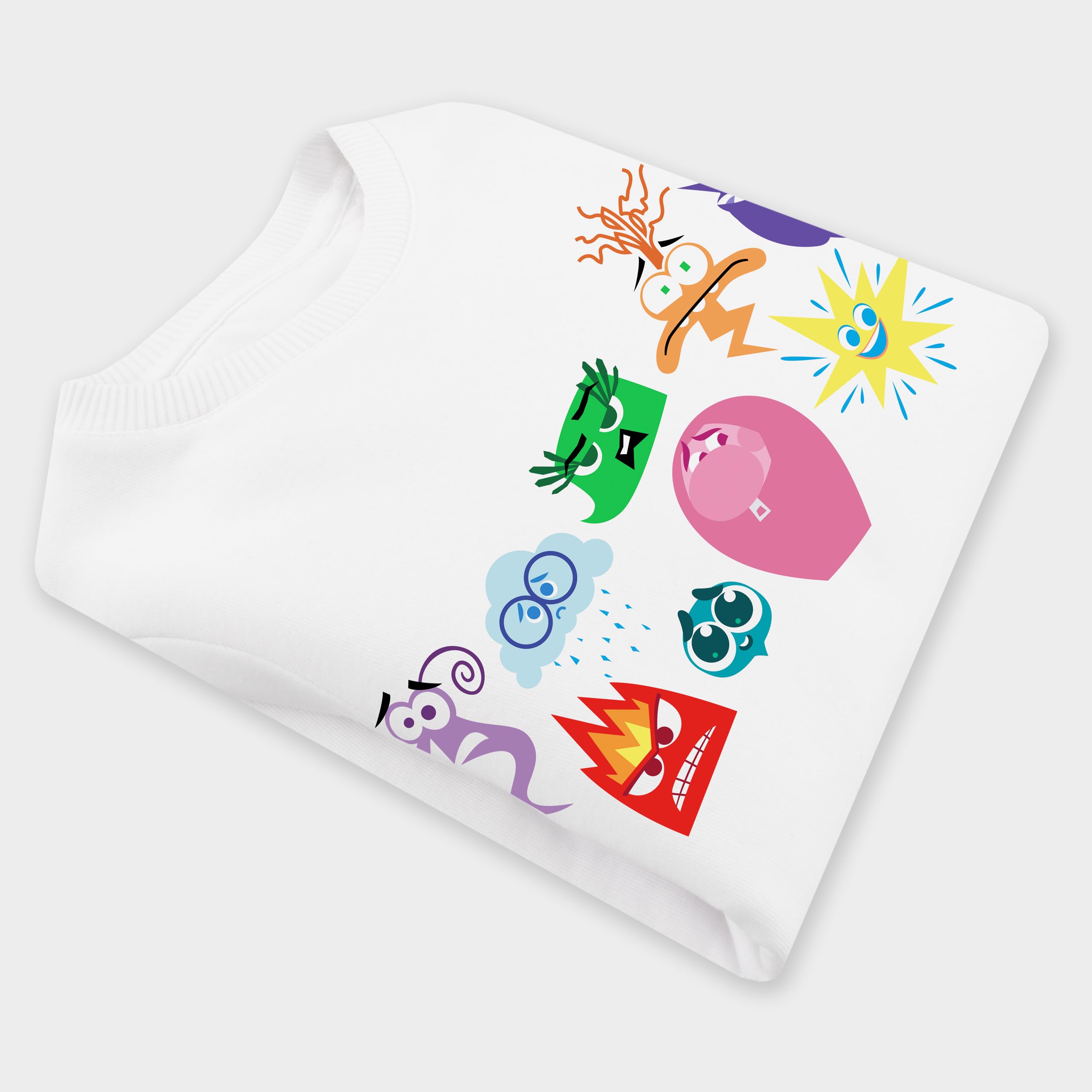Disney Inside Out 2 Bluza Dla Dziewczynek | Bawełniany Jumper Dla Dziewczynek | Bluzy Dla Dziewczynek