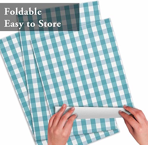 Vista 790 de Juego de 6 manteles individuales rojos para el día de San Valentín, diseño de corazón de San Valentín, resistentes al calor, lavables, manteles