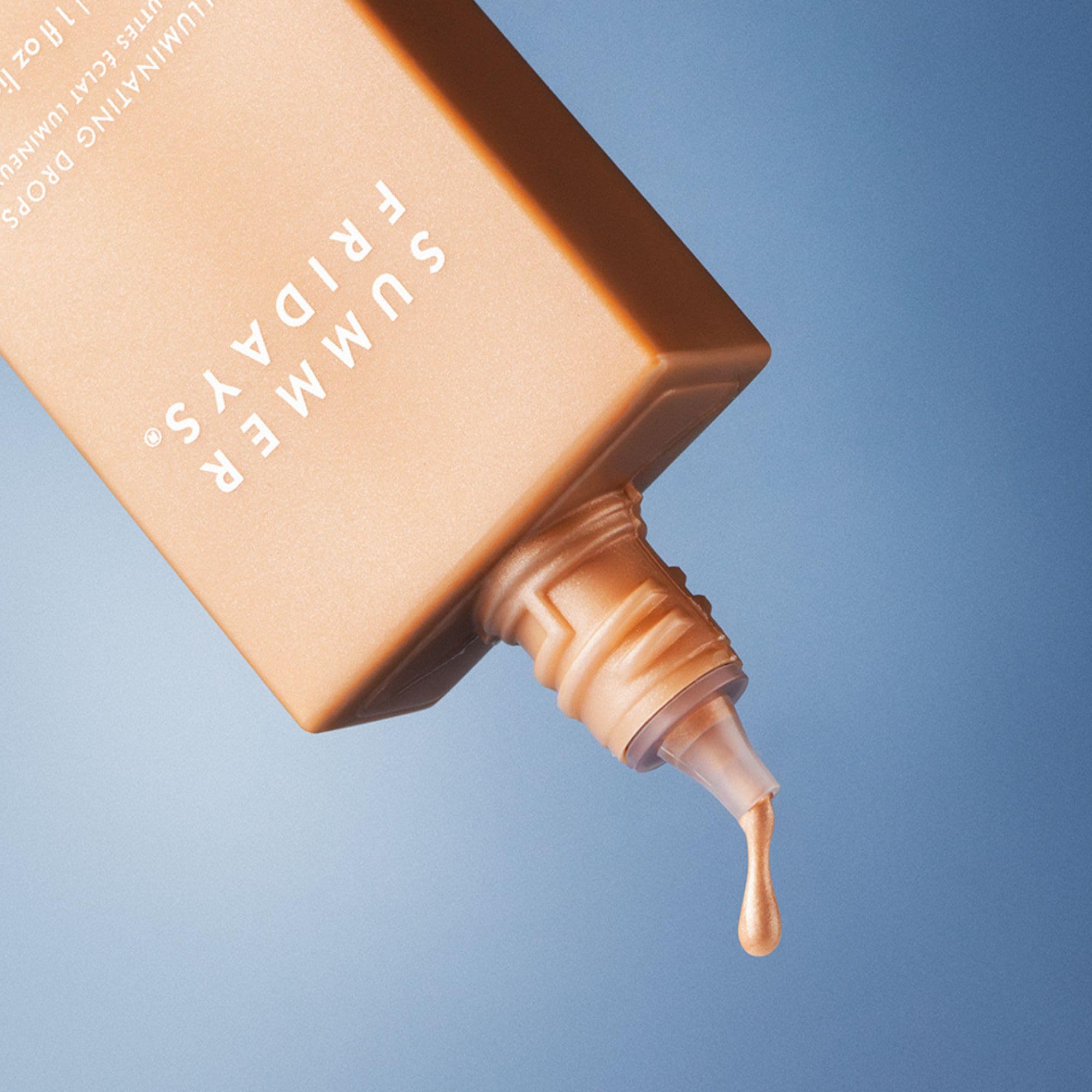 Summer Fridays Illuminating Drops Hydrating Face Serum with Hyaluronic Acid, 1 Fl Oz