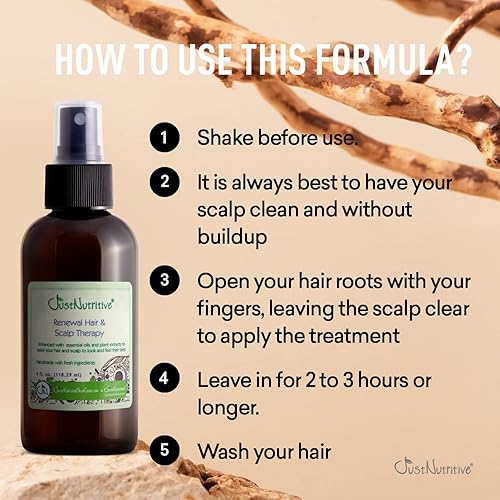 Miniatura 6 de Alopecia Renewal Tratamiento de pérdida de cabello  Terapia renovadora para cabello y cuero cabelludo  Ingredientes nutritivos penetran para calmar