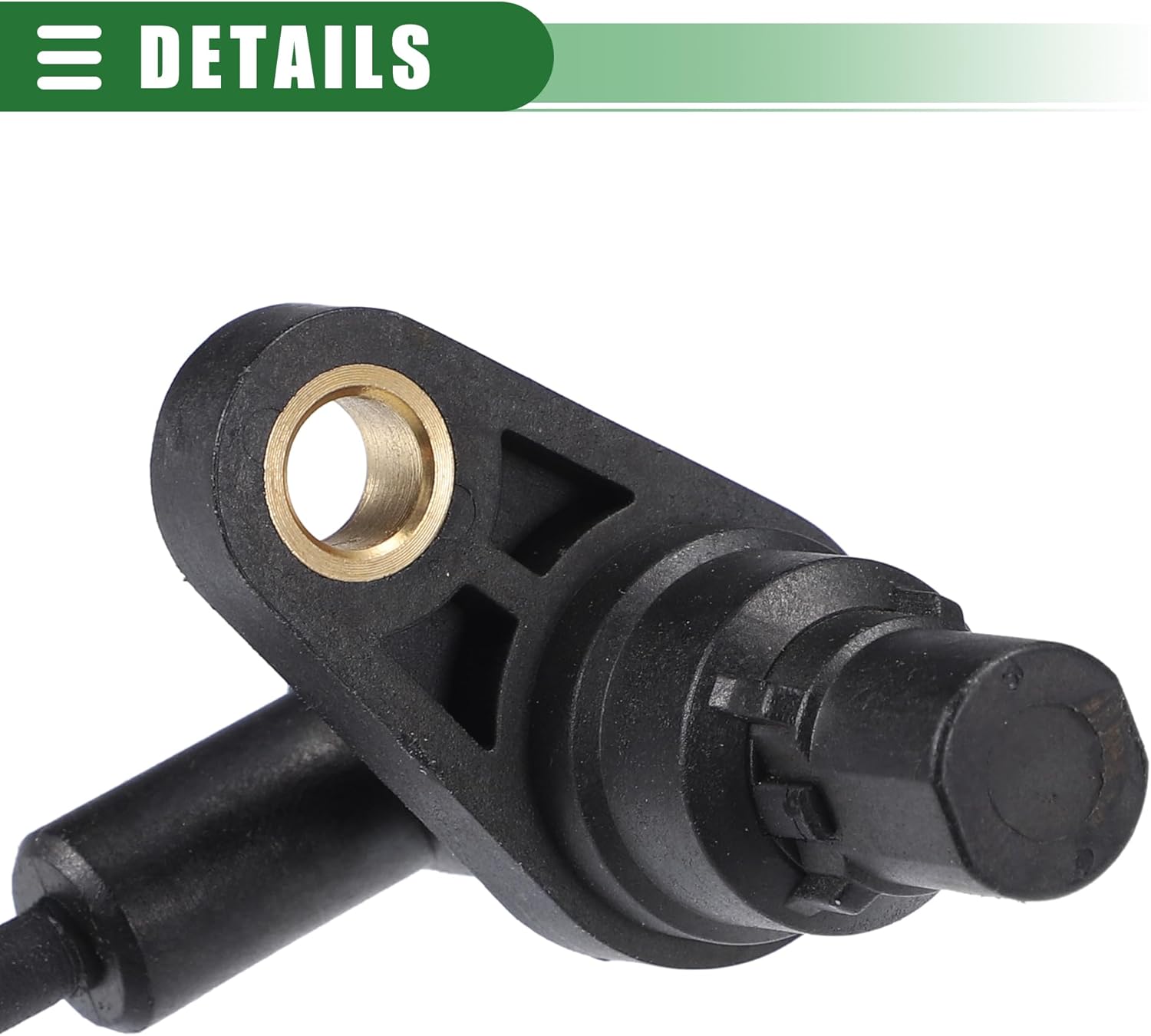 Motoforti Front Rear Left Right ABS Wheel Speed Sensor, for Toyota Highlander 2008-2013, Rubber, No.8954648040/8954548040/8954248040/8954348040, Black, 4 Pcs