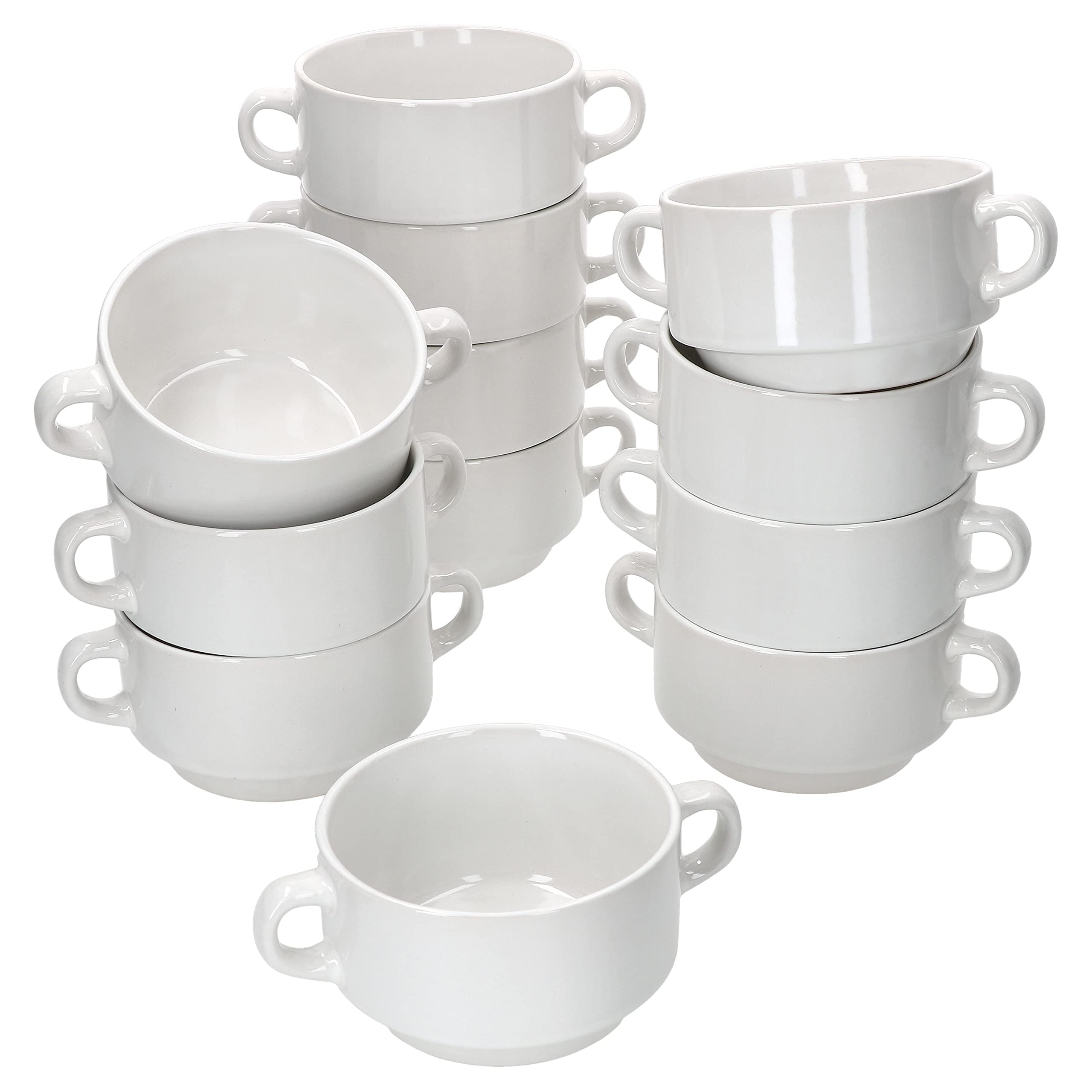 DOWAN Set Da 4 Piatti Piani, 1600 Ml Grandi Ciotole Per Pasta, Insalatiere è Fru - Foto 7