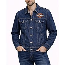 Men's Denim Jacket, Blue - 99028-23VM