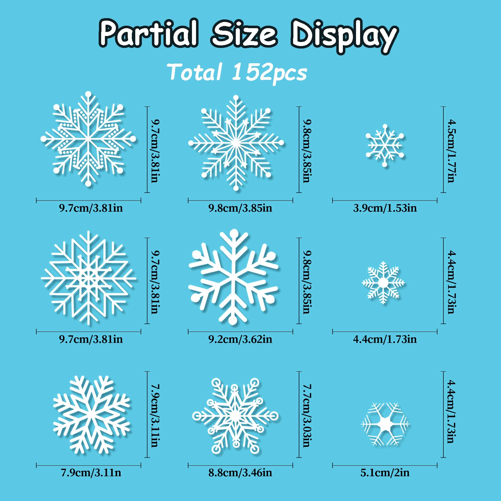 Adhesivos de ventana de Navidad para cristal