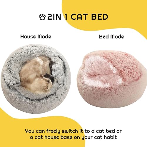 Miniatura 6 de YUDANSI Cama pequeña con capucha para perros, cama tipo cueva para gatos de interior con capucha cubierta para perros pequeños, gatos y cachorros,