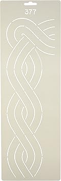 Quilting Creations Corner and Border Quilt Stencil, 3-1/2"