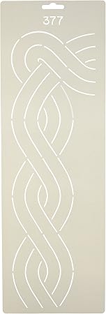 Quilting Creations Corner and Border Quilt Stencil, 3-1/2"