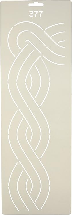 Quilting Creations Corner and Border Quilt Stencil, 3-1/2"