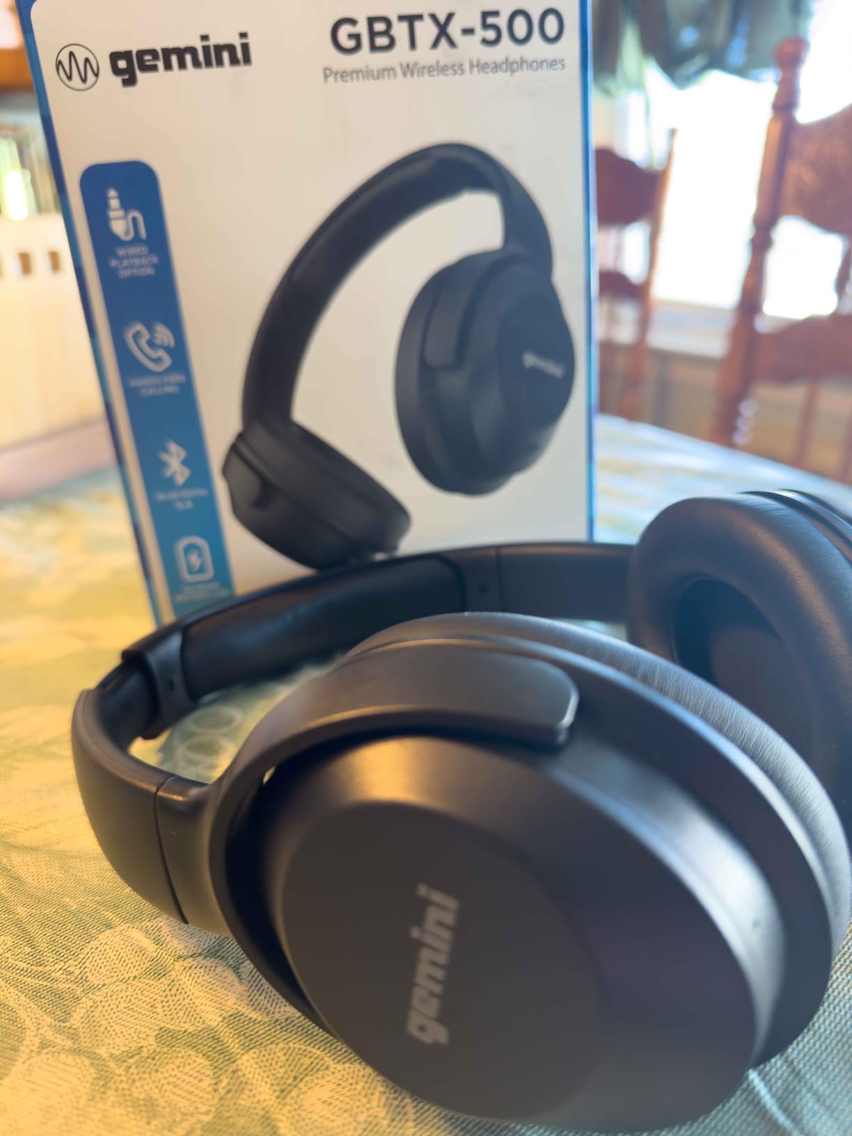 Gemini GBTX-500 ワイヤレスオーバーイヤーBluetoothヘッドホン