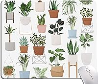 Vista 10 de Alfombrilla de ratón, alfombrilla de ratón abstracta moderna, alfombrilla de ratón impermeable cuadrada Boho, alfombrilla de ratón antideslizante