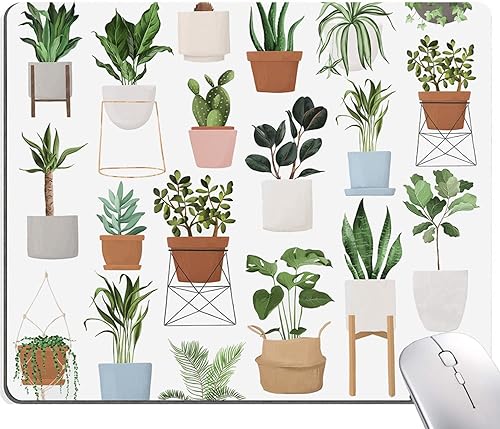 Miniatura 10 de Alfombrilla de ratón, alfombrilla de ratón abstracta moderna, alfombrilla de ratón impermeable cuadrada Boho, alfombrilla de ratón antideslizante