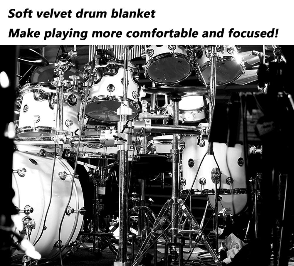 Tappeto Per Batteria ZXHH - Antiscivolo, Insonorizzato, 9mm Spessore, Per Studio E Casa - Foto 9