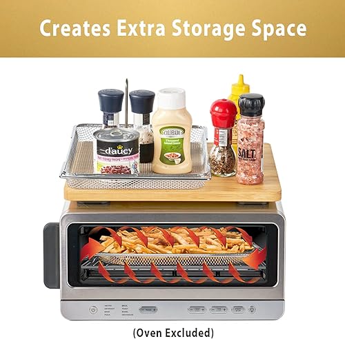 Vista 10 de Umilife Tabla de cortar compatible con horno freidora de aire Ninja Foodi SP101 SP201 SP301 SP351 DCT401 DCT402, accesorios para horno tostador