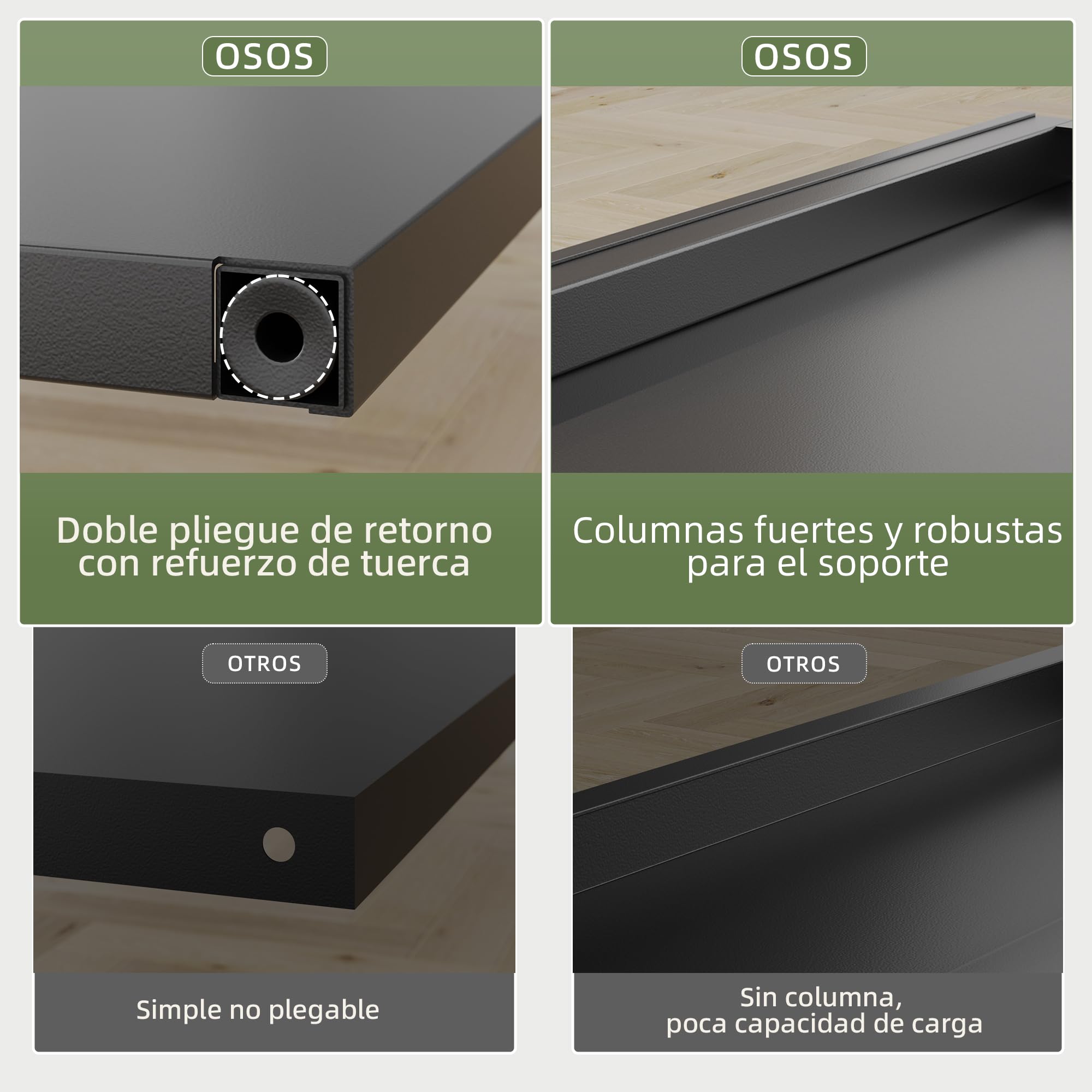 NETEL Estantería de cocina inoxidable de pie con 5 niveles, con ruedas y patas, para microondas y pan, estantería independiente para cocina y sala de estar con puertas visibles, estilo vintage, negro