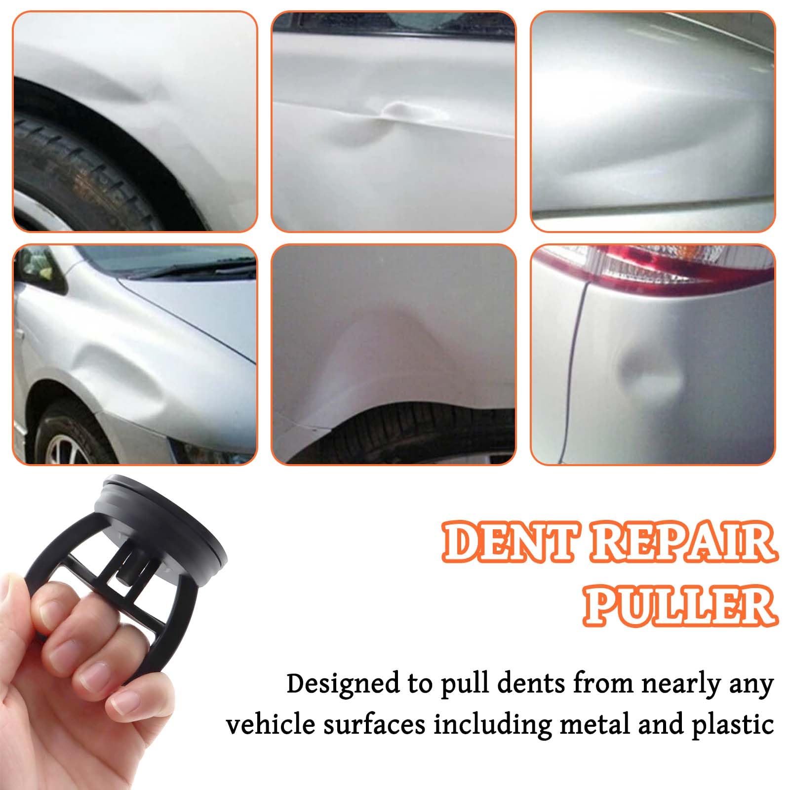 4er Set Auto-Dellen-Saugnäpfe – Beulen-Reparaturset Aus ABS/Gummi, Starke Saugkraft, Für Autobeulen, Glas & Displays