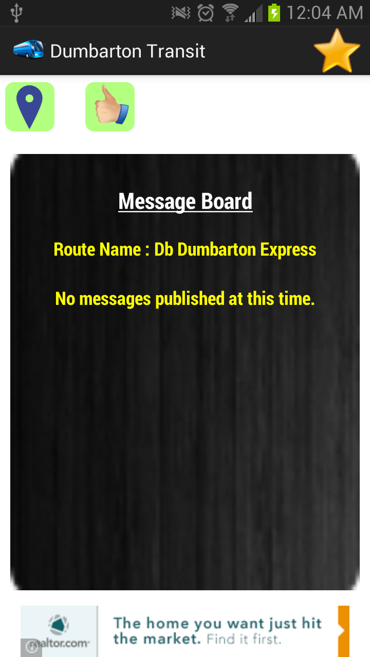 Dumbarton Transit App on the Amazon Appstore