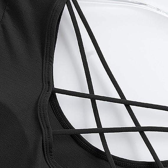 Women's Cotton Workout Short Sleeve Shirts Loose Crop Tops Athletic Gym Shirt Casual Criss Cross Cropped T-Shirt 2024