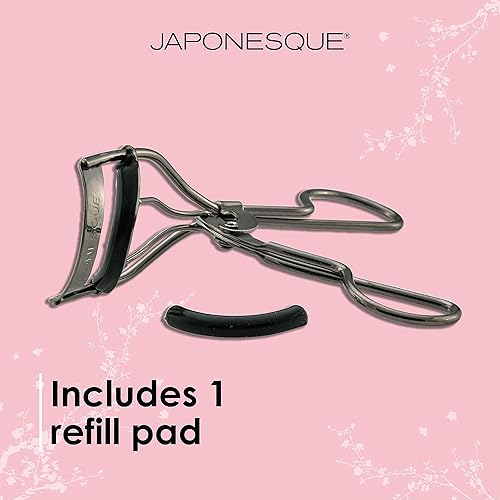 Miniatura 7 de JAPONESQUE Rizador de pestañas color plomizo, mantiene las pestañas rizadas durante 8 horas, abriendo los ojos y definiendo resultados, para