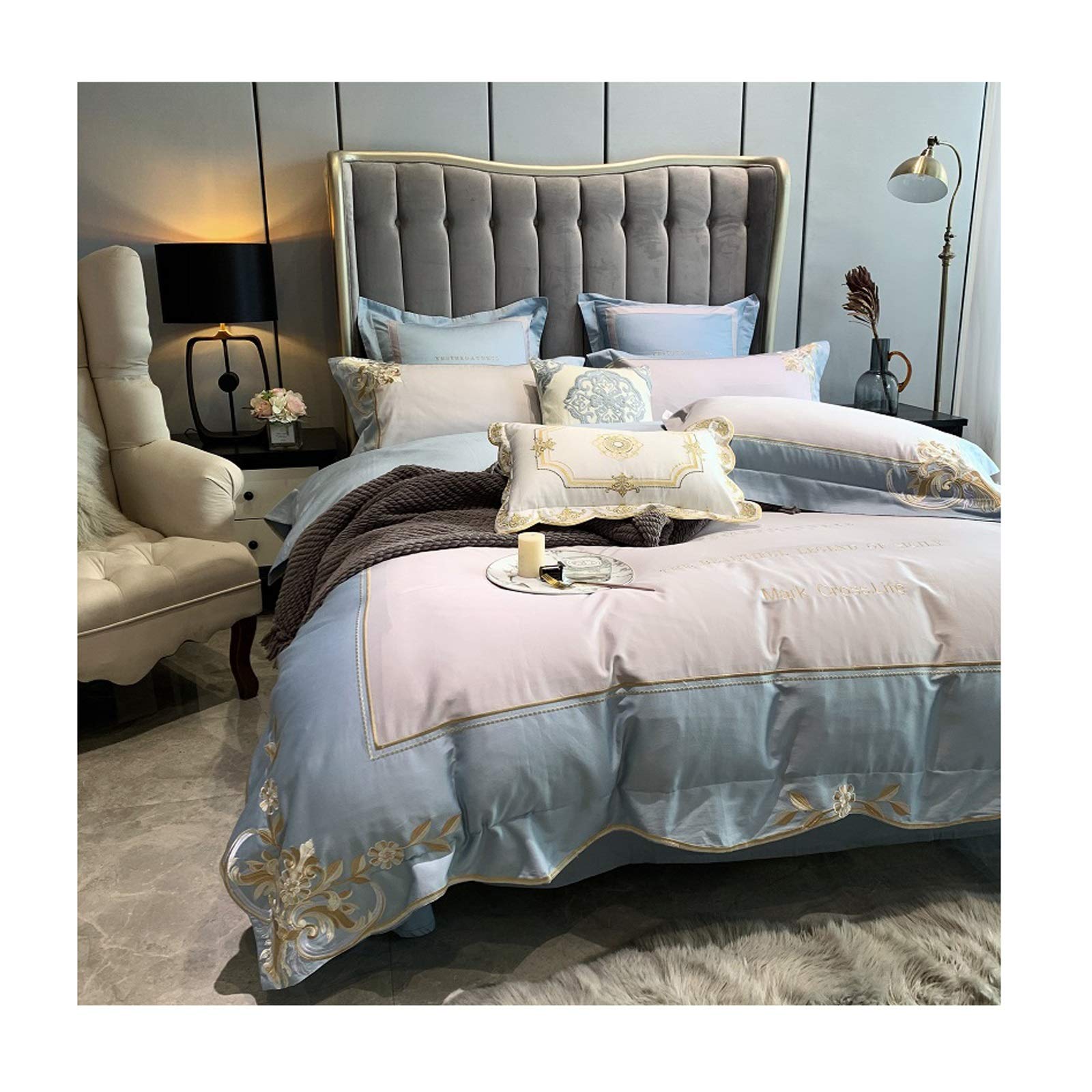 Housse de couette en coton australien 60s satin chic de style européen