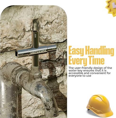 Miniatura 5 de Llave de agua 2 piezas  Herramienta de cierre de agua de acero de 14 pulgadas, 932 pulgadas, 516 pulgadas y 1132 pulgadas  Incluye 2 llaves de plata