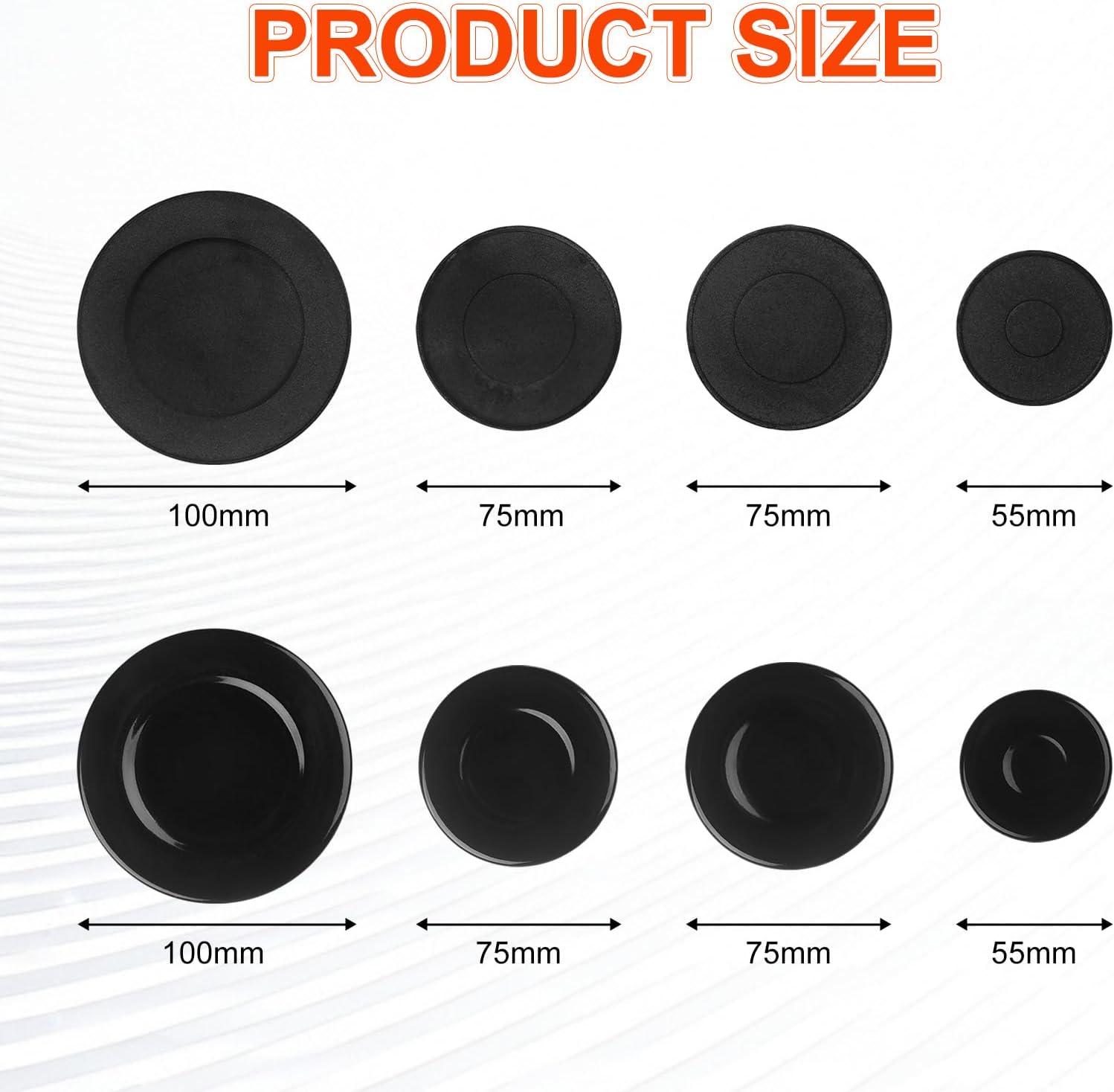 4-Piece set of gas stove burner cover,Upgraded gas stove burner cover kit for SABAF Stoves,Burner caps for gas stove,Oven Gas Hob Burner Crown Flame Cap Cover, Stove Handles Lid Kit