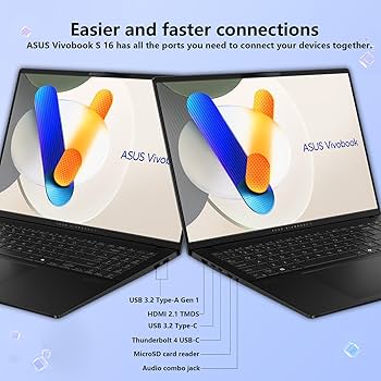 【美品】Vivobook16s Ryzen9 370 32GB 1TB Amazon.com: ASUS Vivobook S AI Copilot+ PC Business Laptop