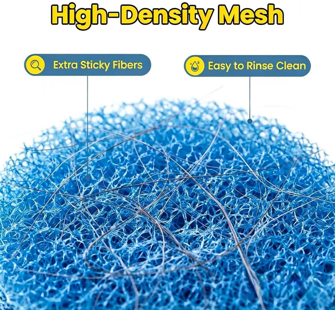 4 PCS Pet Hair Remover for Laundry – Effectively Removes Fur, Lint & Dander – Reusable, Eco-Friendly Laundry Pet Hair Catcher – Gentle on Clothes, Protects Machine, Easy to Use & Clean (Blue)