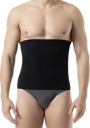 Farmacell Mens Waist Slimmer, Stomach Compression, Tummy Control Shapewear, Made in Italy, 405
