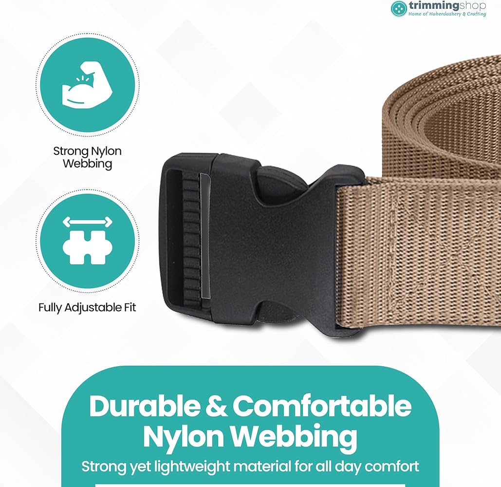 CLANE｜WAIST BELT MILITARY PANTS Amazon.com: Trimming Shop Nylon