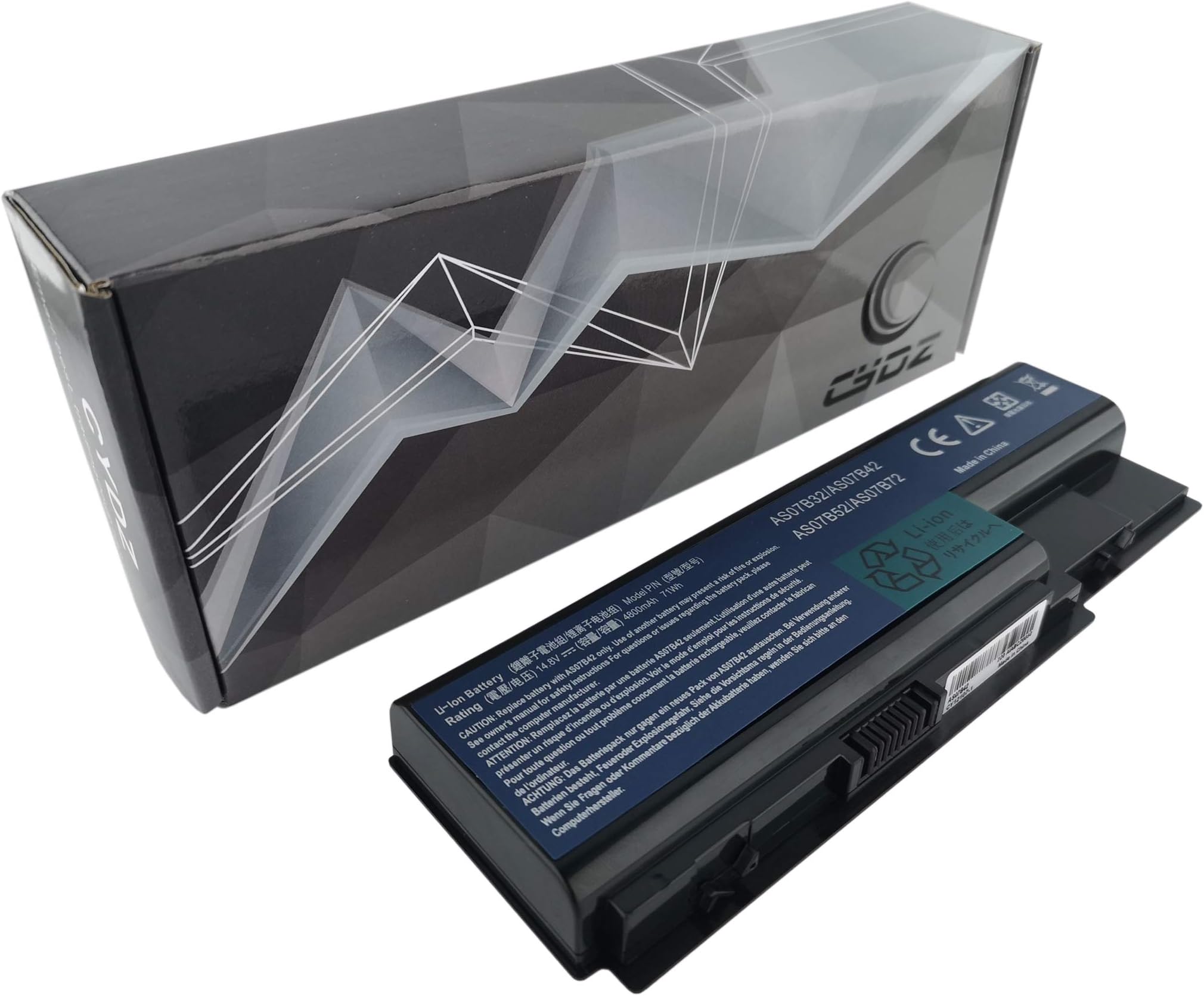 14.8 V 4800 mAh Laptop Battery for Acer AS07B42 AS07B52 AS07B72 AS07B32 for Acer TravelMate 7230 7530 7530G 7730 7730G Acer Extensa 7630G 7630EZ