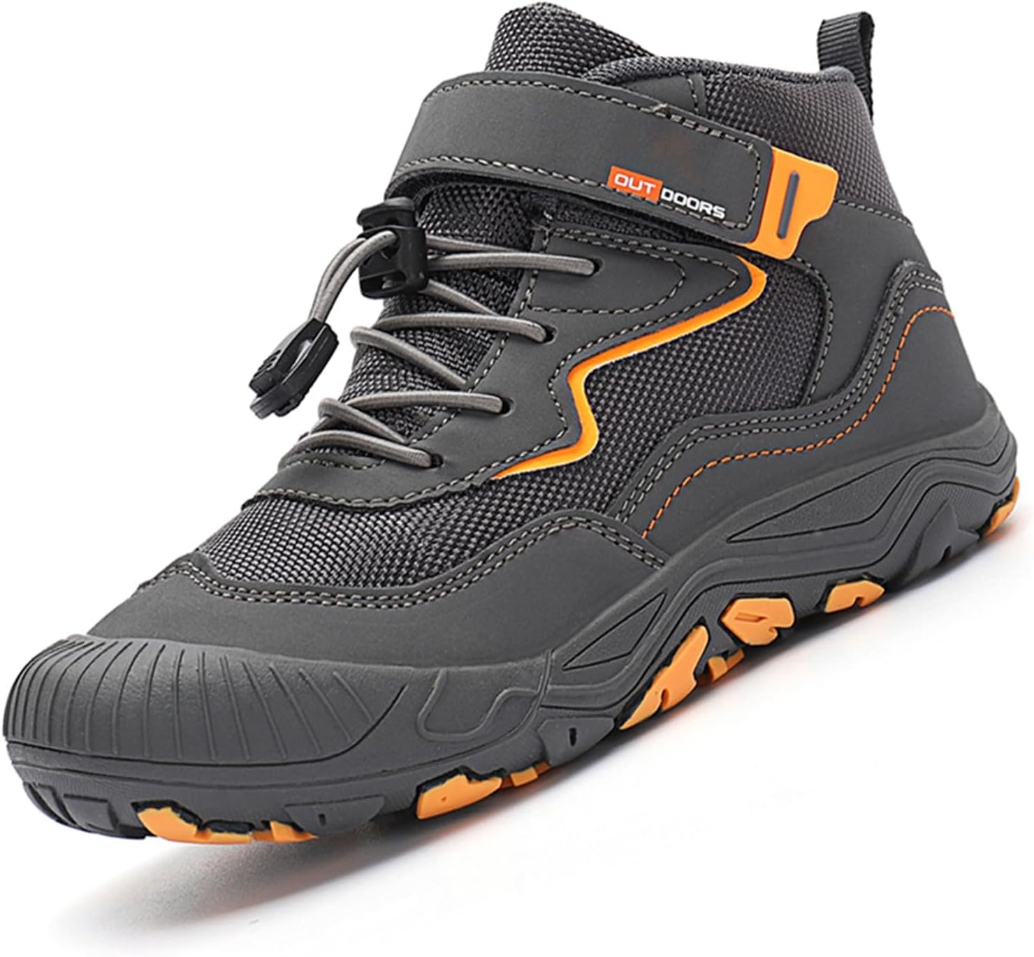 LIWLLIUA‎ Kids High Top Barefoot Shoes Boys Girls Minimalist Sneakers Lightweight Comfort Zero Drop Shoes Toddler Little Big Kid